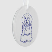 Hunderasse Havanese Ornament (voorkant)