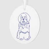 Hunderasse Havanese Ornament (voorkant)