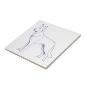 Hunderasse Schäferhund Tegeltje (Zijkant)