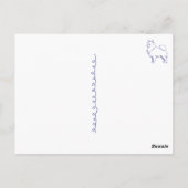 Hunderasse Spitz Briefkaart (Achterkant)