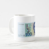 Hundert Deutsche Mark Koffiemok (Voorkant links)
