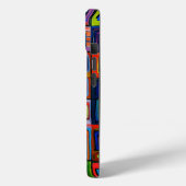 Hundertwasser geïnspireerde levendige pleinen Case-Mate iPhone case (Achterkant / Links)