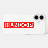 Hundo P Stamp Case-Mate iPhone Case (Achterkant (horizontaal))