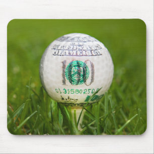 Hundred Dollar Golf Ball Muismat