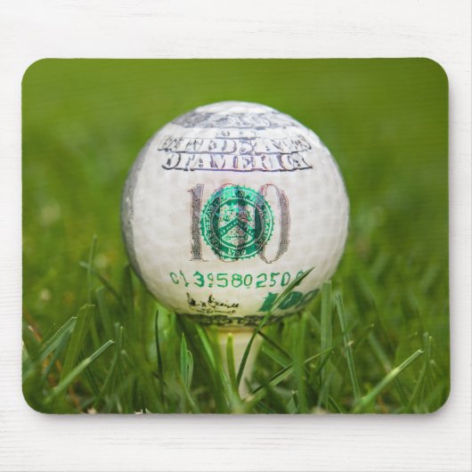 Hundred Dollar Golf Ball Muismat (Voorkant)
