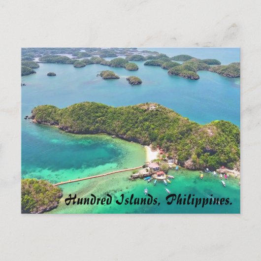 Hundred Islands, Filipijnen Briefkaart (Voorkant)