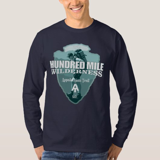 Hundred Mile Wilderness (pijlpunt T) T-shirt (Voorkant)