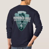 Hundred Mile Wilderness (pijlpunt T) T-shirt (Achterkant)