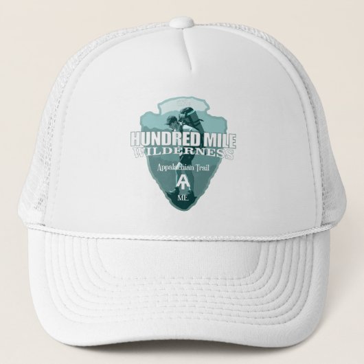 Hundred Mile Wilderness (pijlpunt T) Trucker Pet (Voorkant)