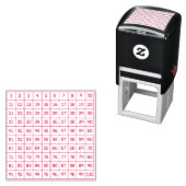 Hundreds Chart Self-Inking Stamp Zelfinktende Stempel (In situ)
