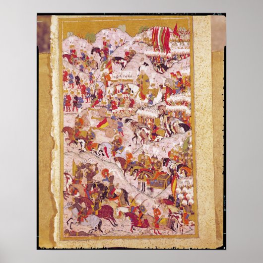 Hunername' manuscript: Suleyman Poster (Voorkant)