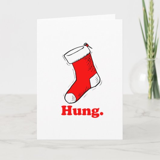 Hung Feestdagen Kaart (Voorkant)