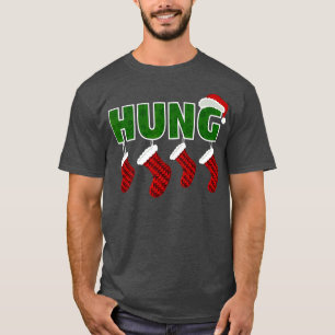 Hung - Funny Gay Endowed Kerstmis T-shirt