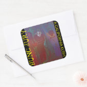HUNG JURY KUSH VIERKANTE STICKER (Envelop)