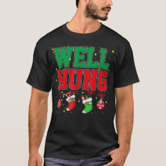 Hung Kerstmis grappige kerstcadeautjes met kerstca T-shirt
