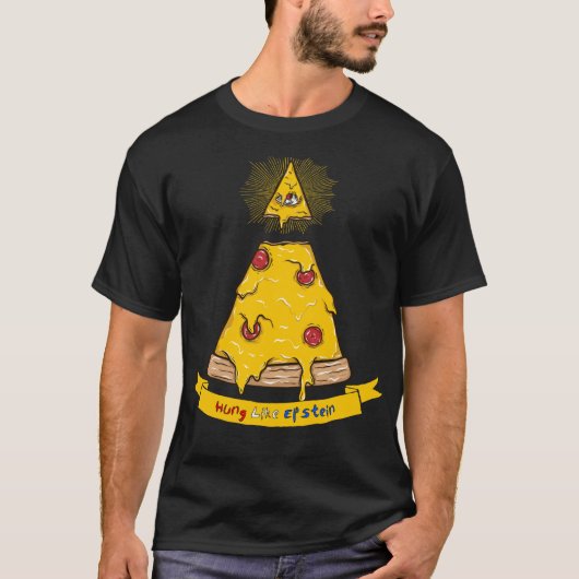 Hung like Epstein Shirt ILLUMINATI T-shirt (Voorkant)