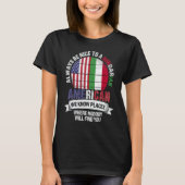 Hungarian American We know Places where Hungary Fl T-shirt (Voorkant)