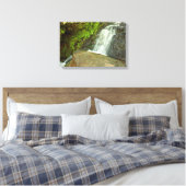 Hungarian Falls Mossy Forest Cascade Canvas Afdruk (Insitu (Slaapkamer))