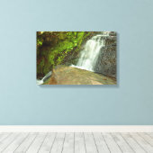 Hungarian Falls Mossy Forest Cascade Canvas Afdruk (Insitu (Houten vloer))