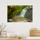 Hungarian Falls Mossy Forest Cascade Poster (Keuken)
