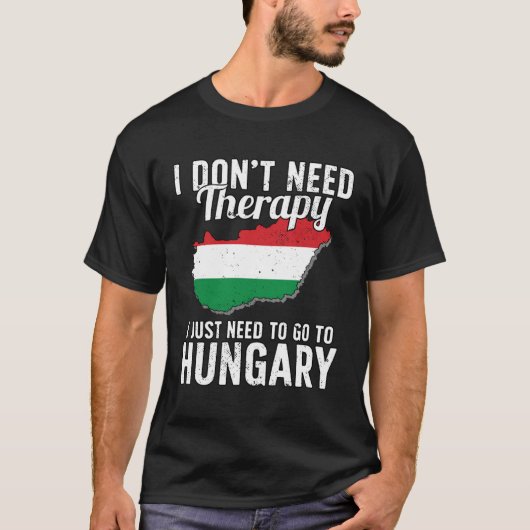 Hungarian Flag I Hungary Flag I Vacation I Hungar T-shirt (Voorkant)