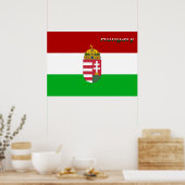 Hungarian flag poster (Keuken)