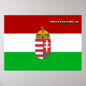 Hungarian flag poster (Voorkant)