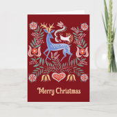 Hungarian Folk Art Kaart (Voorkant)