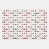 Hungarian Folk Floral Pattern Inpakpapier Vel (Voorkant 3)