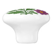 Hungarian Kalocsa Floral Folk Art Ceramic Knob Keramische Knop (Zijkant)