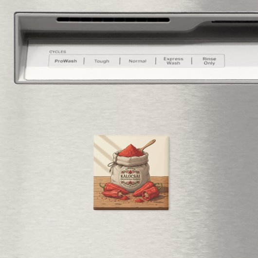 Hungarian Kalocsai Paprika – Red Paprika Powder  Magneet (Insitu (Vaatwasser))