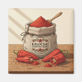 Hungarian Kalocsai Paprika – Red Paprika Powder  Magneet