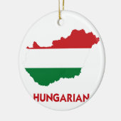 HUNGARIAN MAP KERAMISCH ORNAMENT (Links)