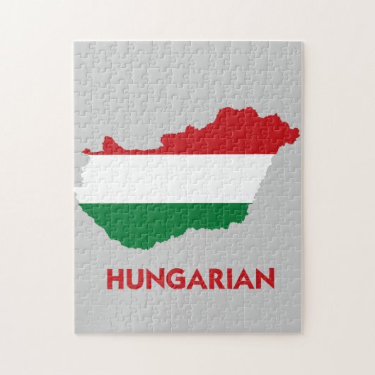 HUNGARIAN MAP LEGPUZZEL (Verticaal)