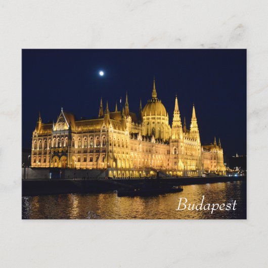Hungarian Parliament building in Budapest  Briefkaart (Voorkant)