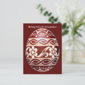 Hungarian traditional easter egg, postcard feestdagenkaart (Staand voorkant)