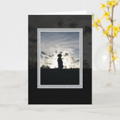 Hungarian Vizsla Blank Card 001 Kaart (Gele Bloem)