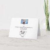 Hungarian Vizsla Christmas Card 011 Feestdagen Kaart (Achterkant)