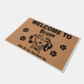 Hungarian Vizsla Personalized Door Mat Doormat  (Schuin)