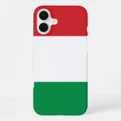 Hungary Flag iPhone Hoesje (Achterkant)