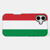 Hungary Flag iPhone Hoesje (Achterkant horizontaal)