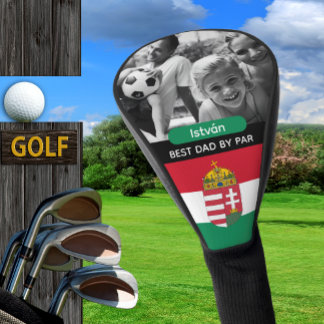 Hungary Golf, Best Dad, Hungarian Flag, Photo Golfheadcover