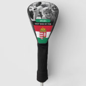 Hungary Golf, Best Dad, Hungarian Flag, Photo Golfheadcover (Voorkant)
