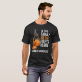Hunger Awareness Month Glove Oranje Ribbon T-shirt (Voorkant volledig)