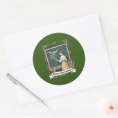 Hunger & Bread Quote Art Ronde Sticker (Envelop)