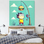 Hunger Canvas Afdruk (Insitu (Slaapkamer))