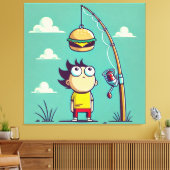 Hunger Canvas Afdruk (Insitu (Woonkamer))