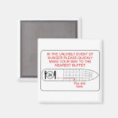 Hunger Emergency Magneet (Voorkant / Achterkant)