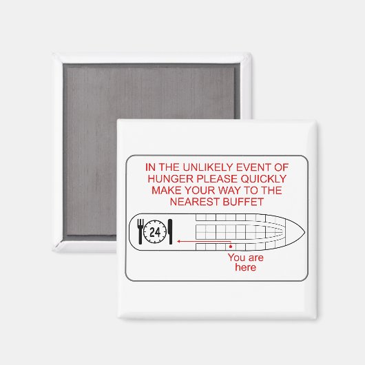 Hunger Emergency Magneet (Voorkant / Achterkant)