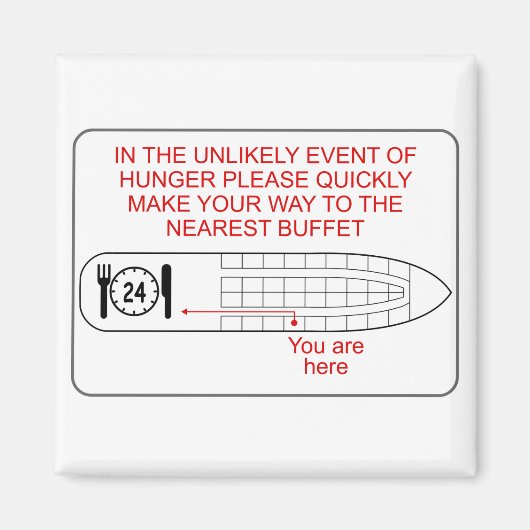 Hunger Emergency Magneet (Voorkant)